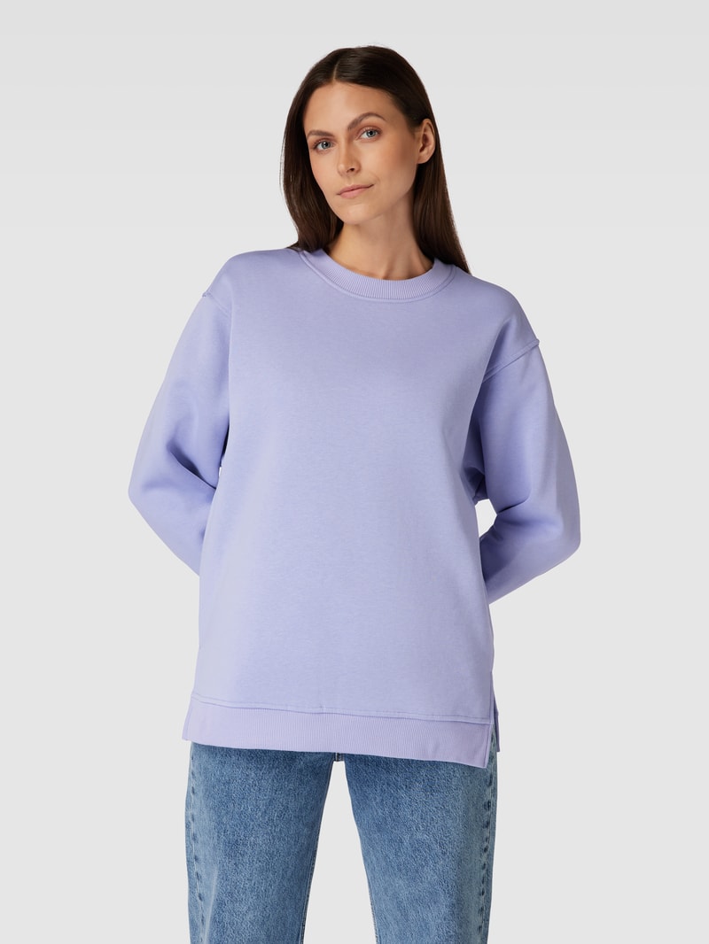 Sweatpullover mit Rundhalsausschnitt in altrosa