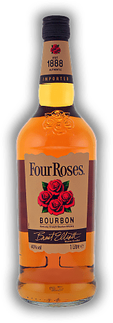 Four Roses 1,0 Liter Four Roses 1,0 Liter Ein leichter und weicher Bourbon. 1	 Liter - Vol 40%