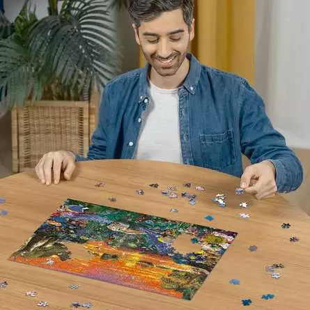 Puzzle 500 Teile - Schildkröte im Riff