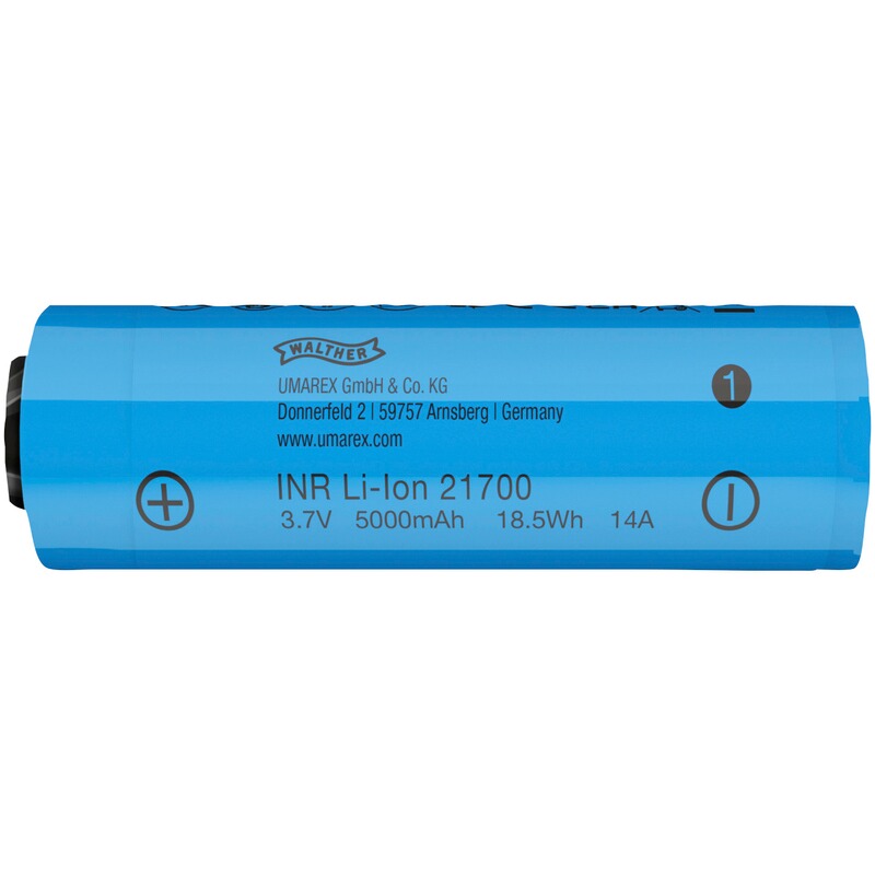 Walther Akku 21700 Li-Ion 37V 5000 mAh