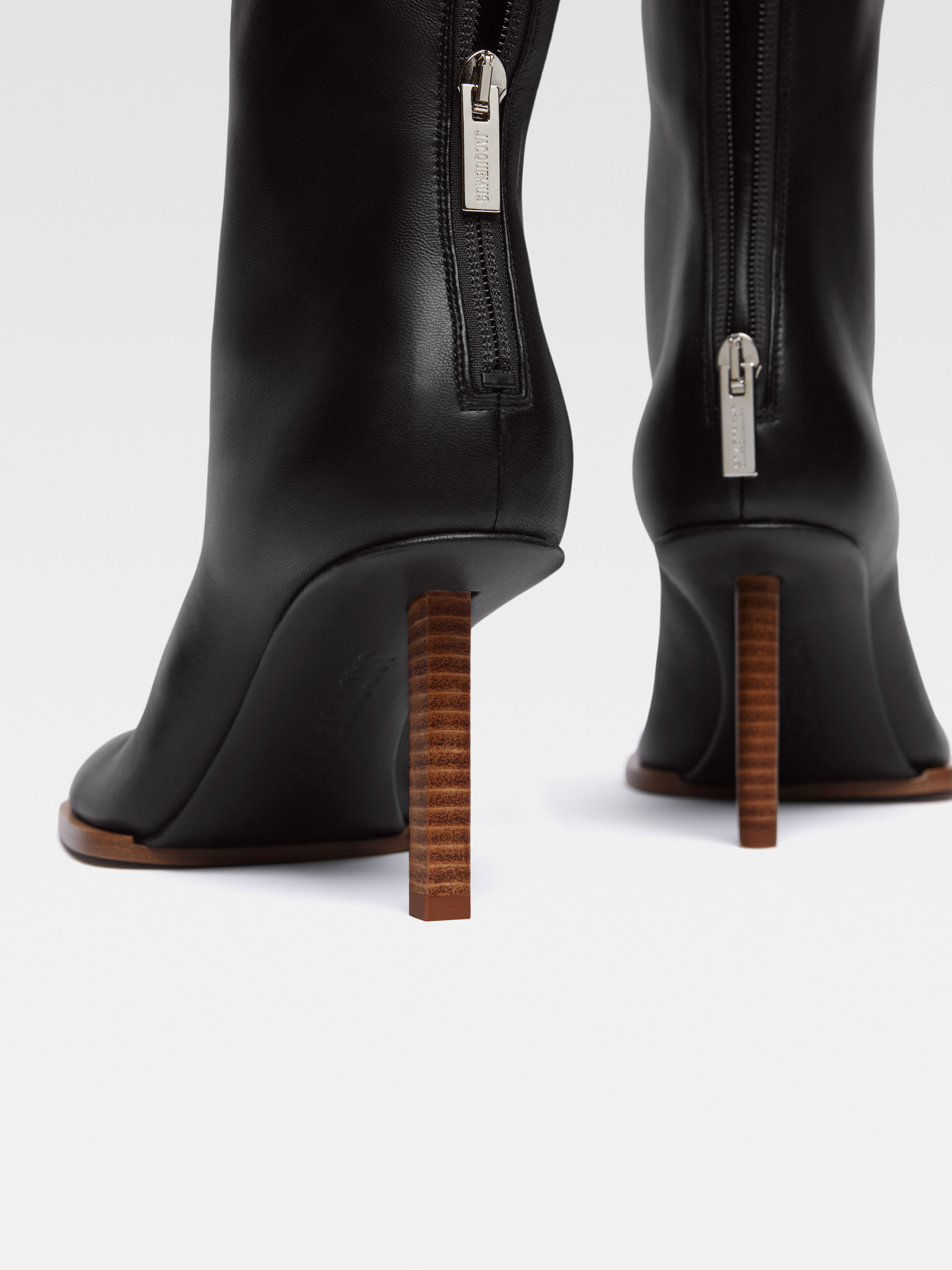Les bottines rond carré