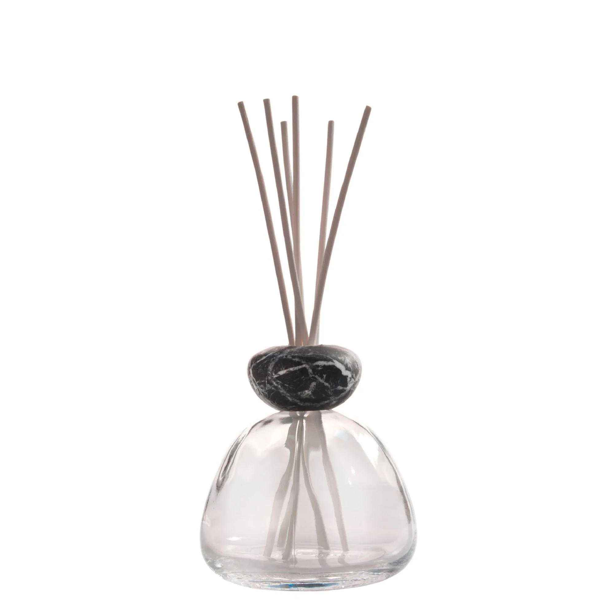 Air Design Marble Diffuser - Gjennomsiktig med svart lokk - Duftdiffuser