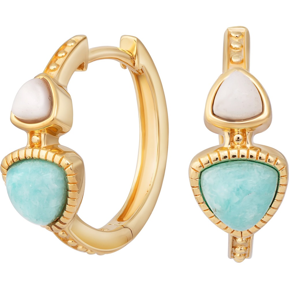caï Créoles 925 Argent Boucles d'oreilles