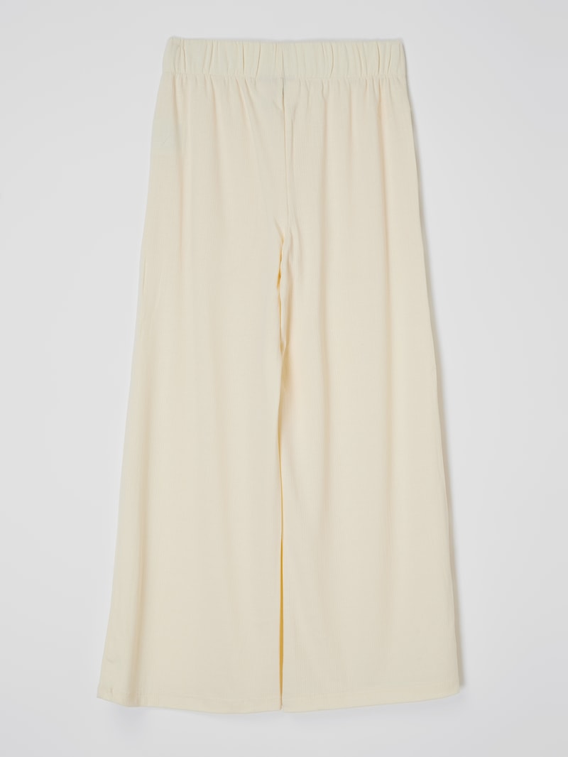 Schlupfhose mit Rippenstruktur Modell 'Paula' in beige