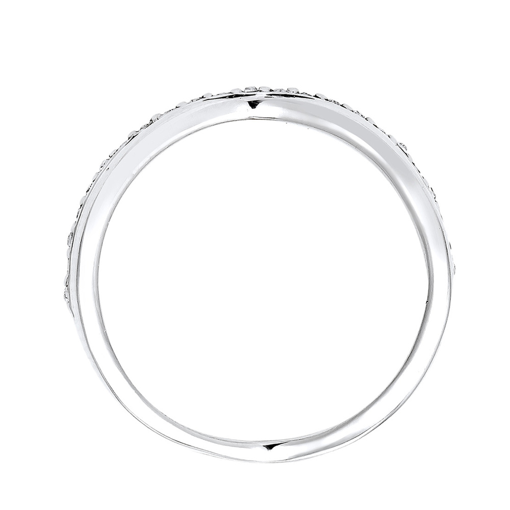 Elli PREMIUM Elli PREMIUM Bague Wickelring Blogger Kristalle 925 Silber Bague