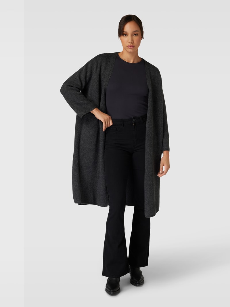 Longsleeve mit Rundhalsausschnitt in schwarz