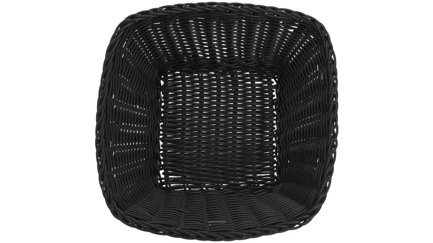 WESTMARK Brotkorb quadratisch 23x9cm schwarz