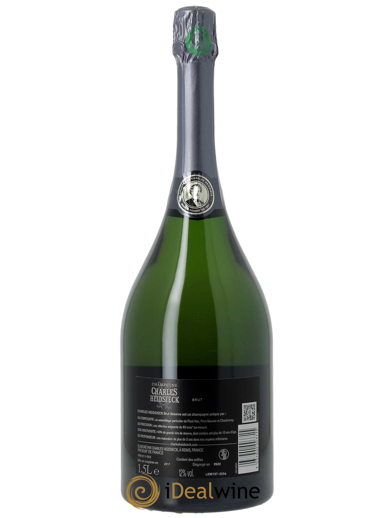 Brut Réserve Charles Heidsieck   - Lot de 1 Magnum