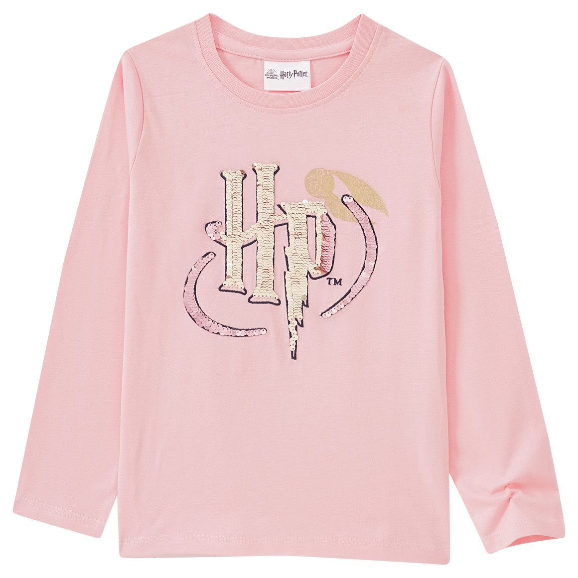 Harry Potter Langarmshirt mit Wendepailletten