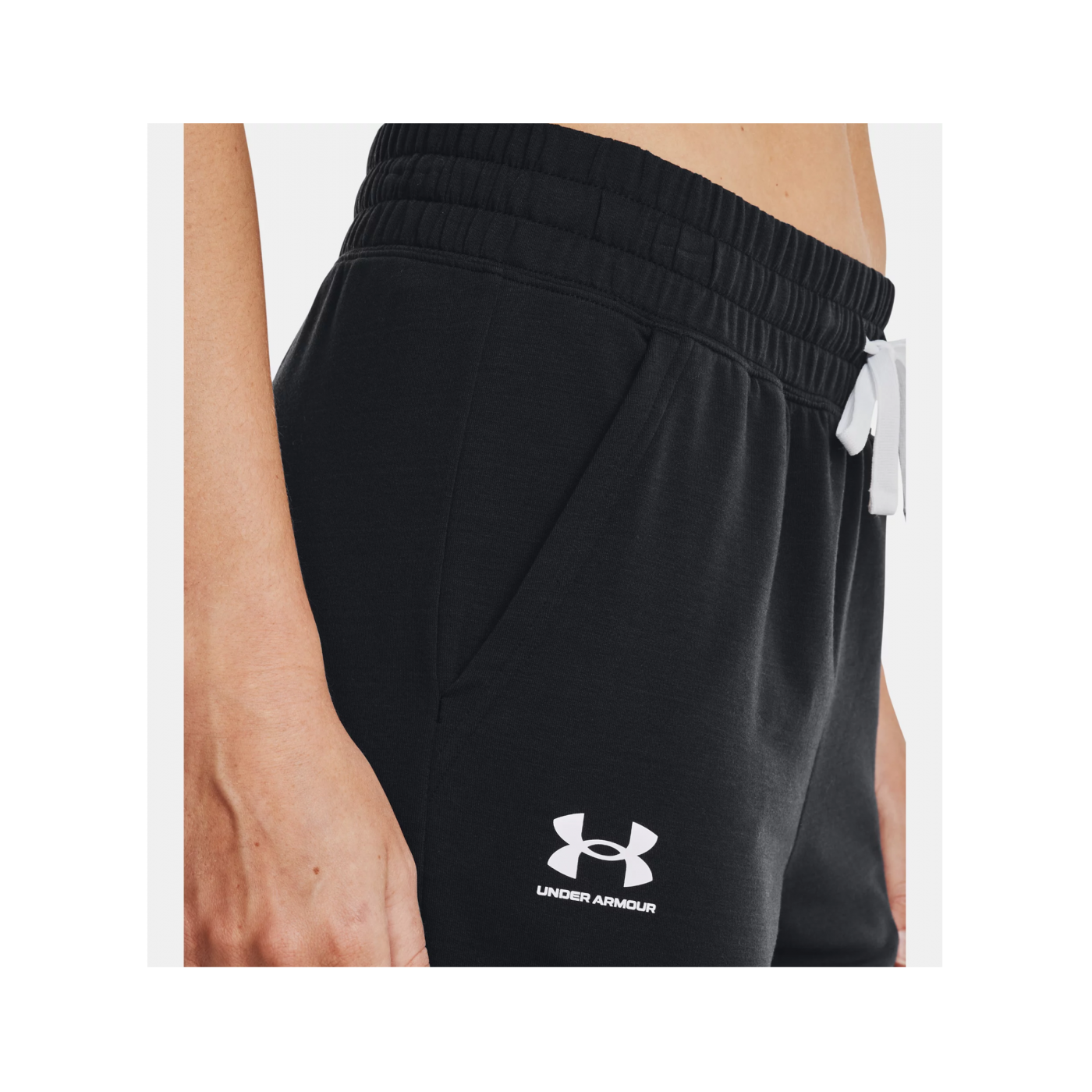 Under Armour Terry Jogginghose Damen Schwarz F001