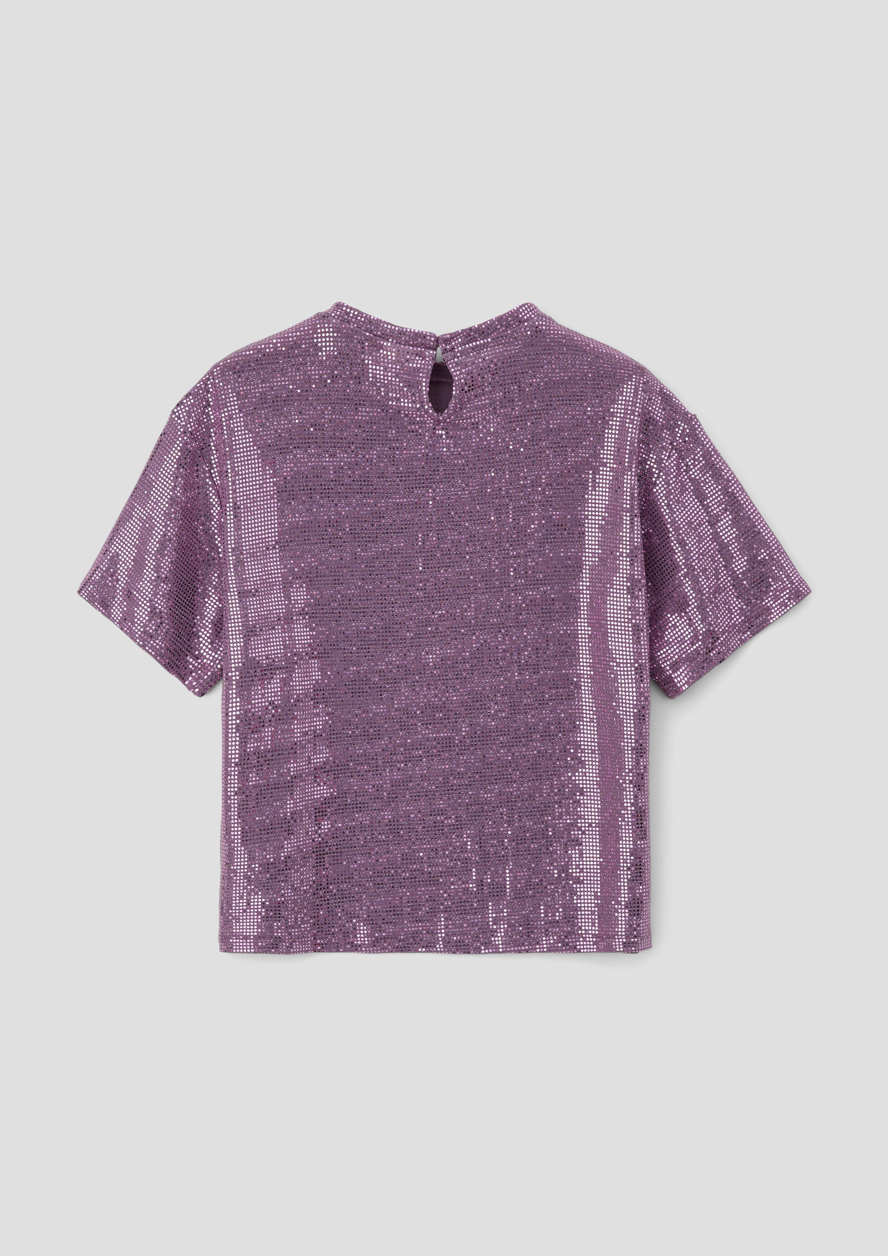 Pailletten-Shirt im Boxy Fit  2140574-4758