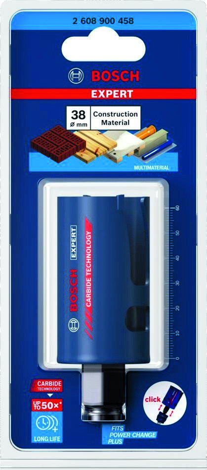 Bosch Blue Accessories 2608900458 Expert Construction Material hole saw 38 x 60 mm