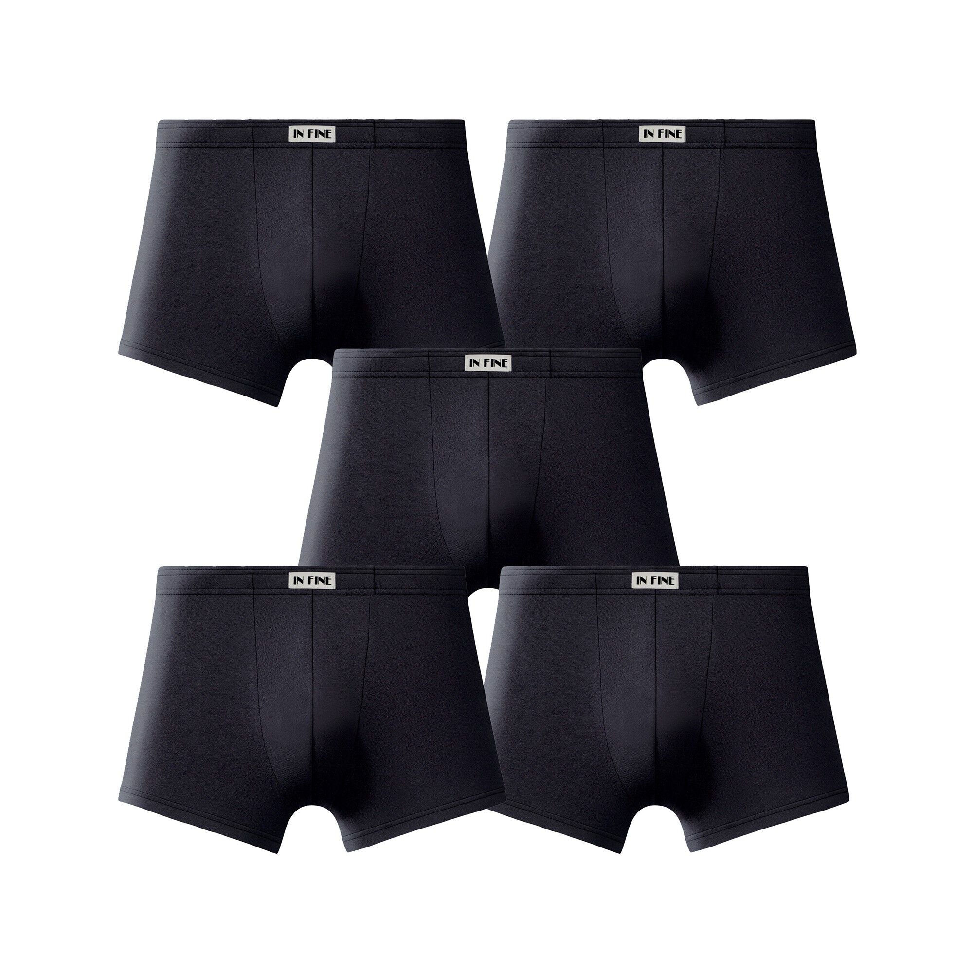 Boxer uni ceinture élastiquée recouverte