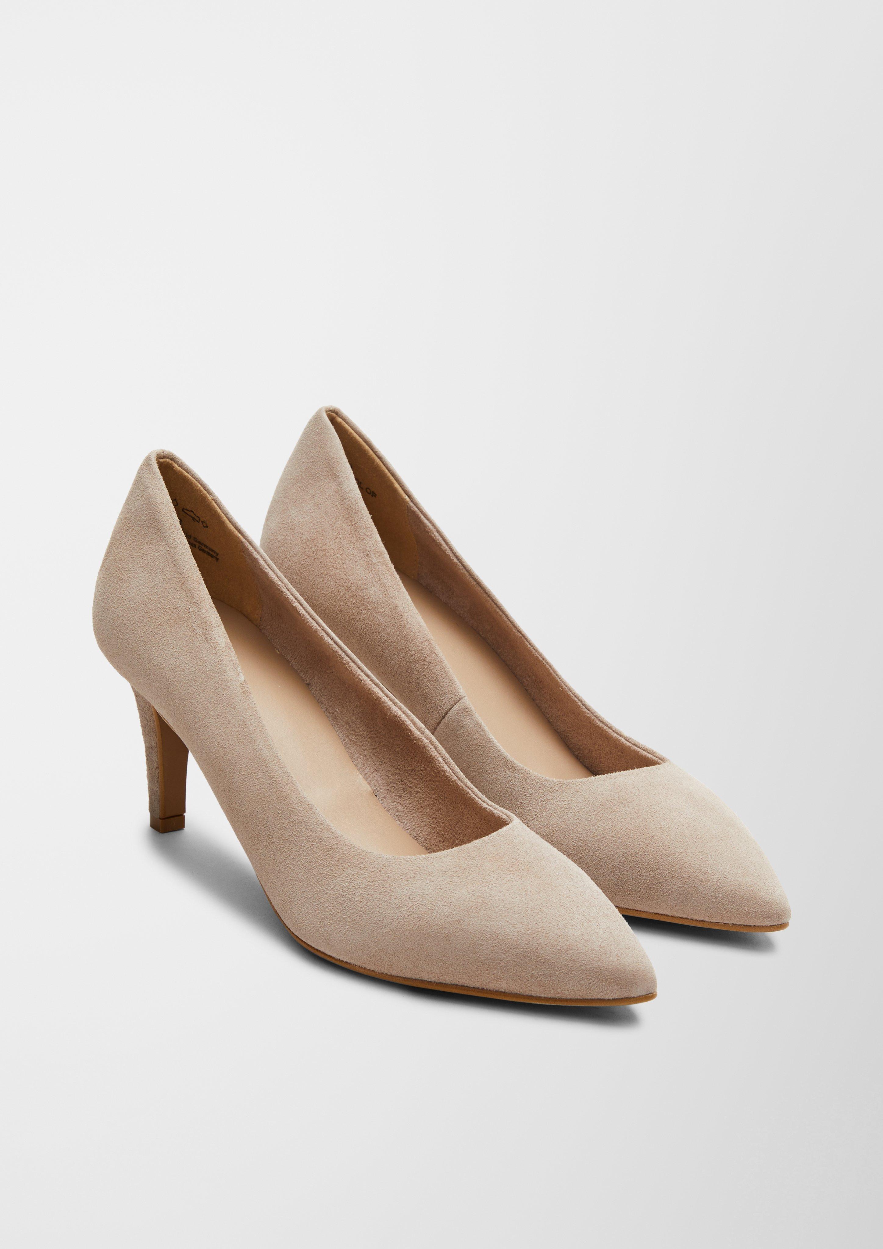 Spitze Veloursleder-Pumps  6006456-341