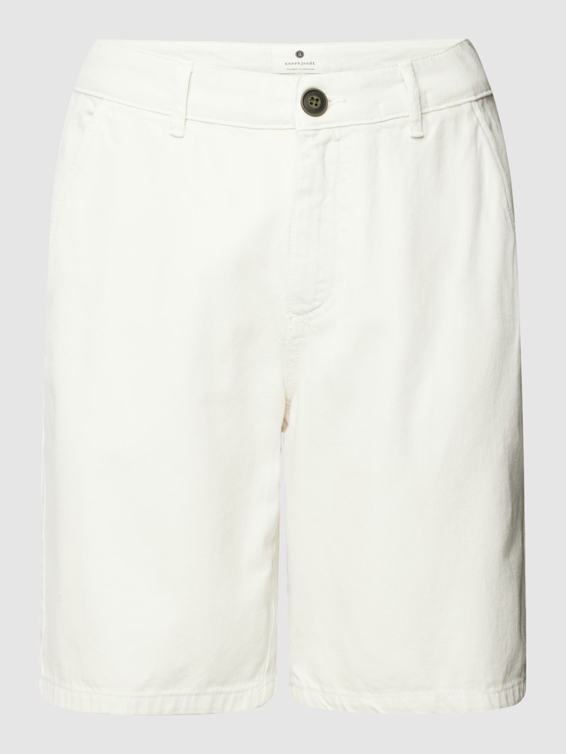 Shorts mit französischen Eingrifftaschen Modell 'JAMES' in offwhite