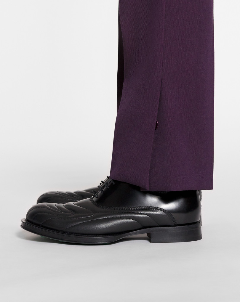 PANTALON DROIT FENDU