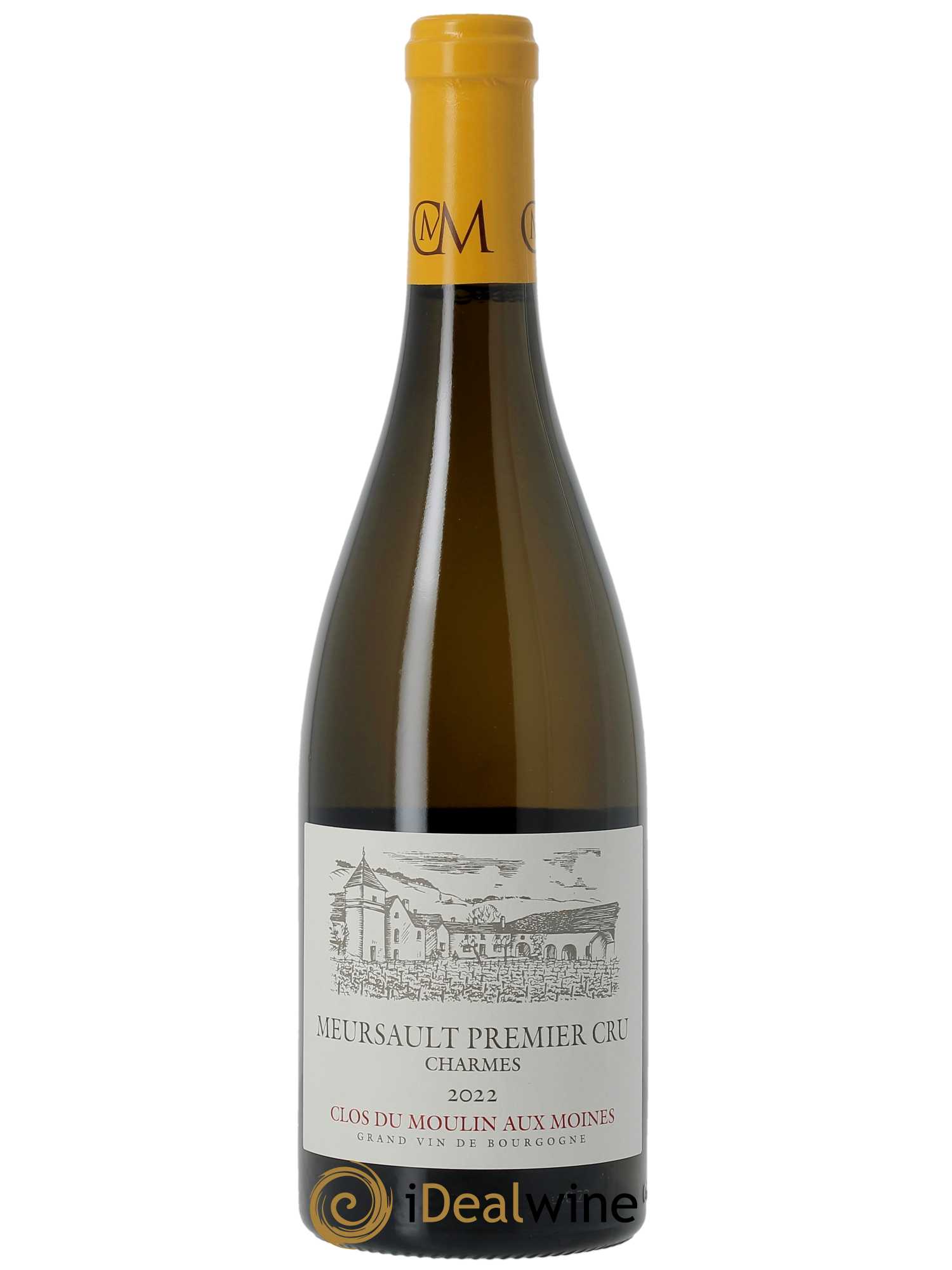 Meursault 1er Cru Charmes Clos du Moulin aux Moines  2022 - Lot de 1 Bouteille