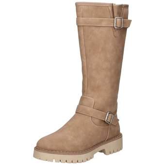 s.Oliver Langschaftstiefel in beige