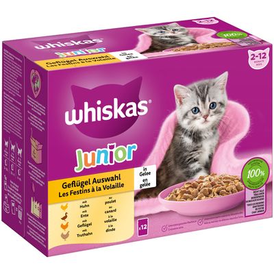 Megapack Whiskas Junior Frischebeutel 24 x 85 g