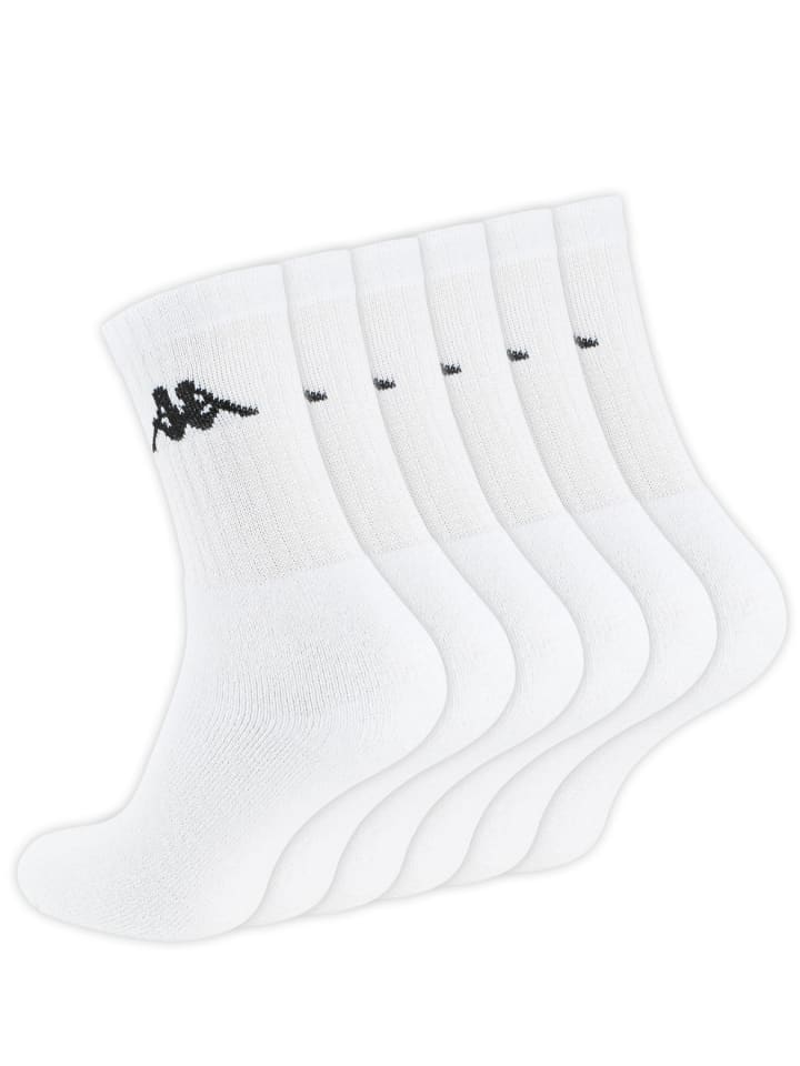 Kappa Sportsocken, Tennissocken 6 Paar in weiß günstig kaufen