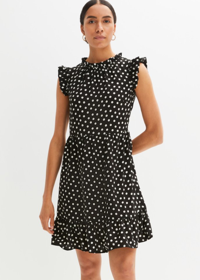 Minikleid mit Flügelärmeln