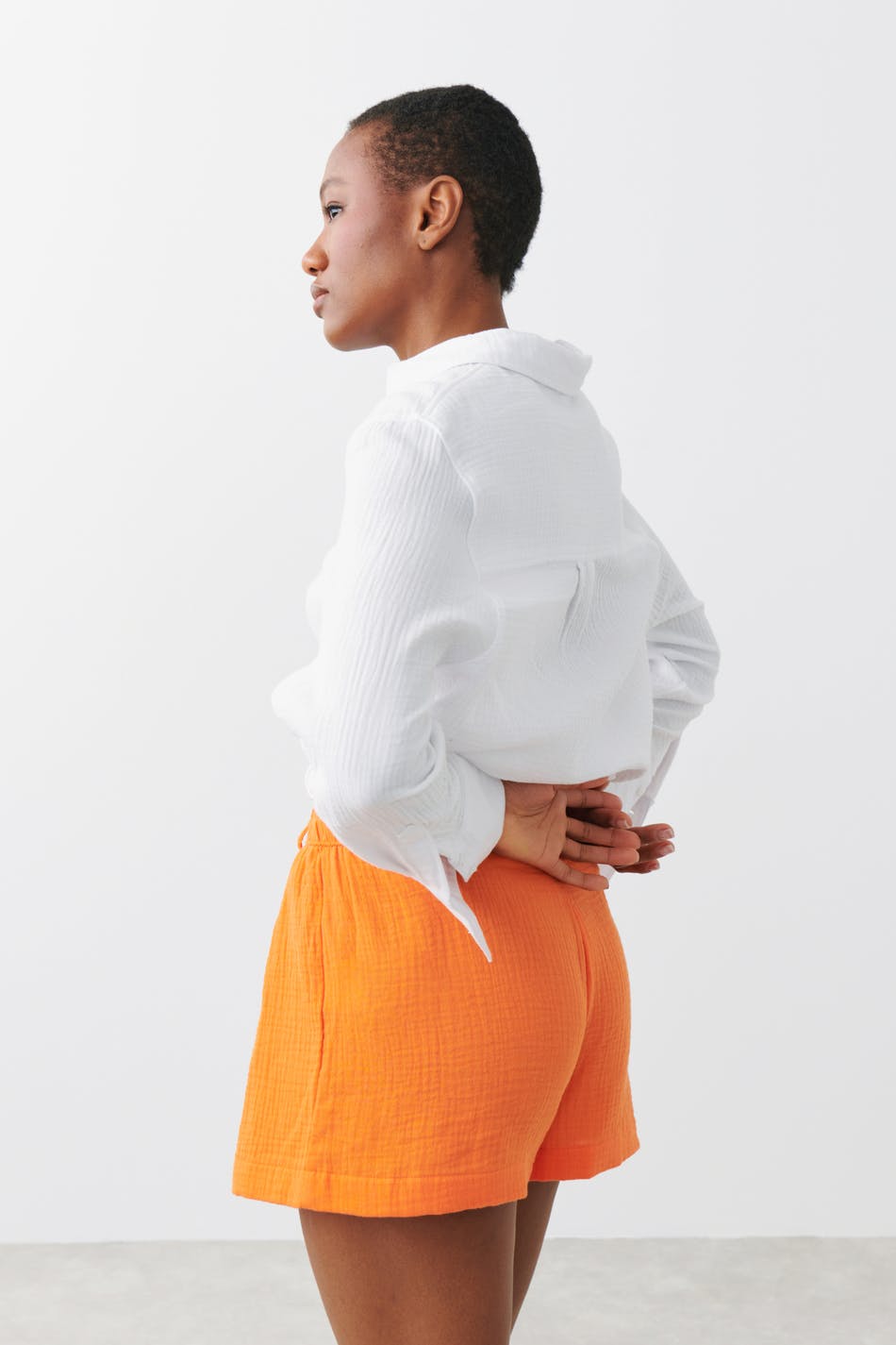 Lunia gauze shorts