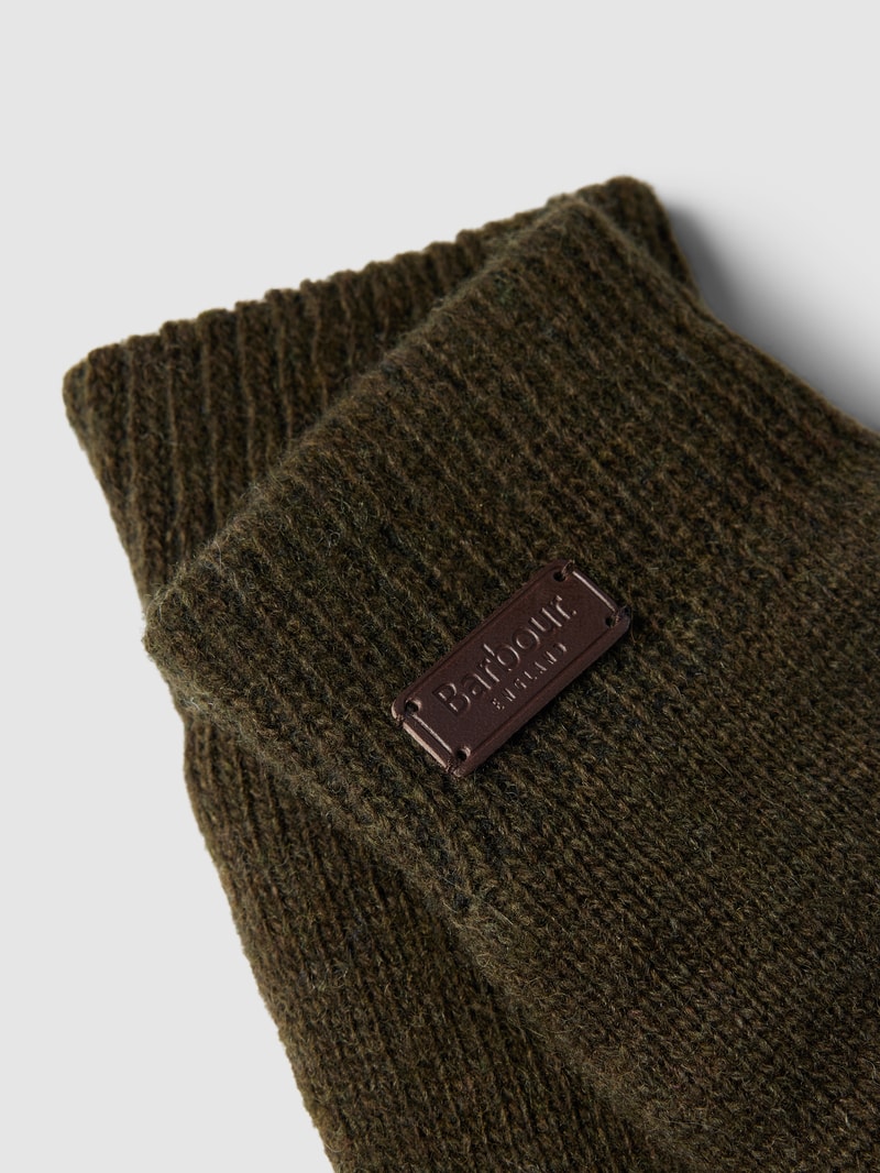 Handschuhe mit verstellbarem Riegel Modell 'Carlton' in dunkelgrün