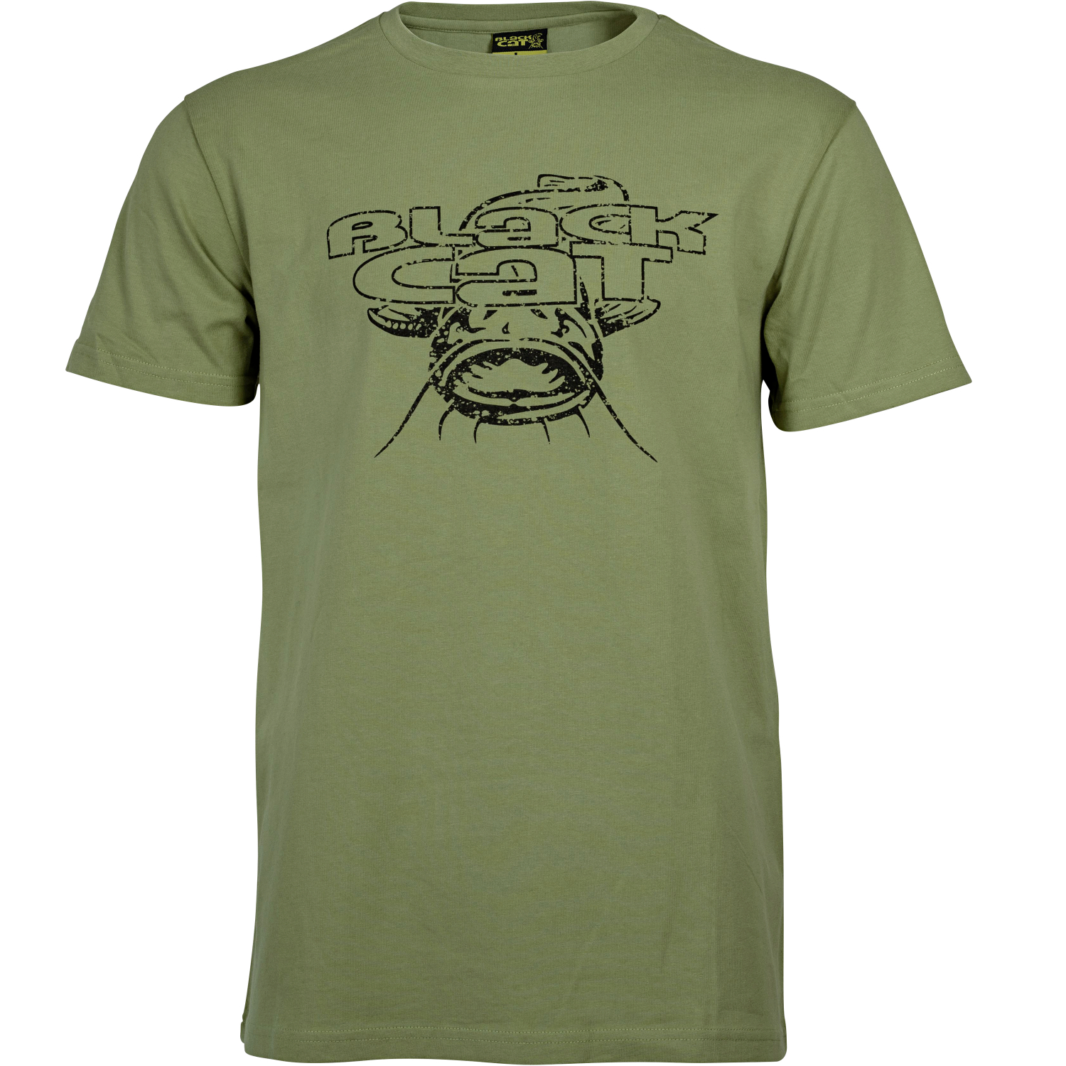 Black Cat Herren T-Shirt Military