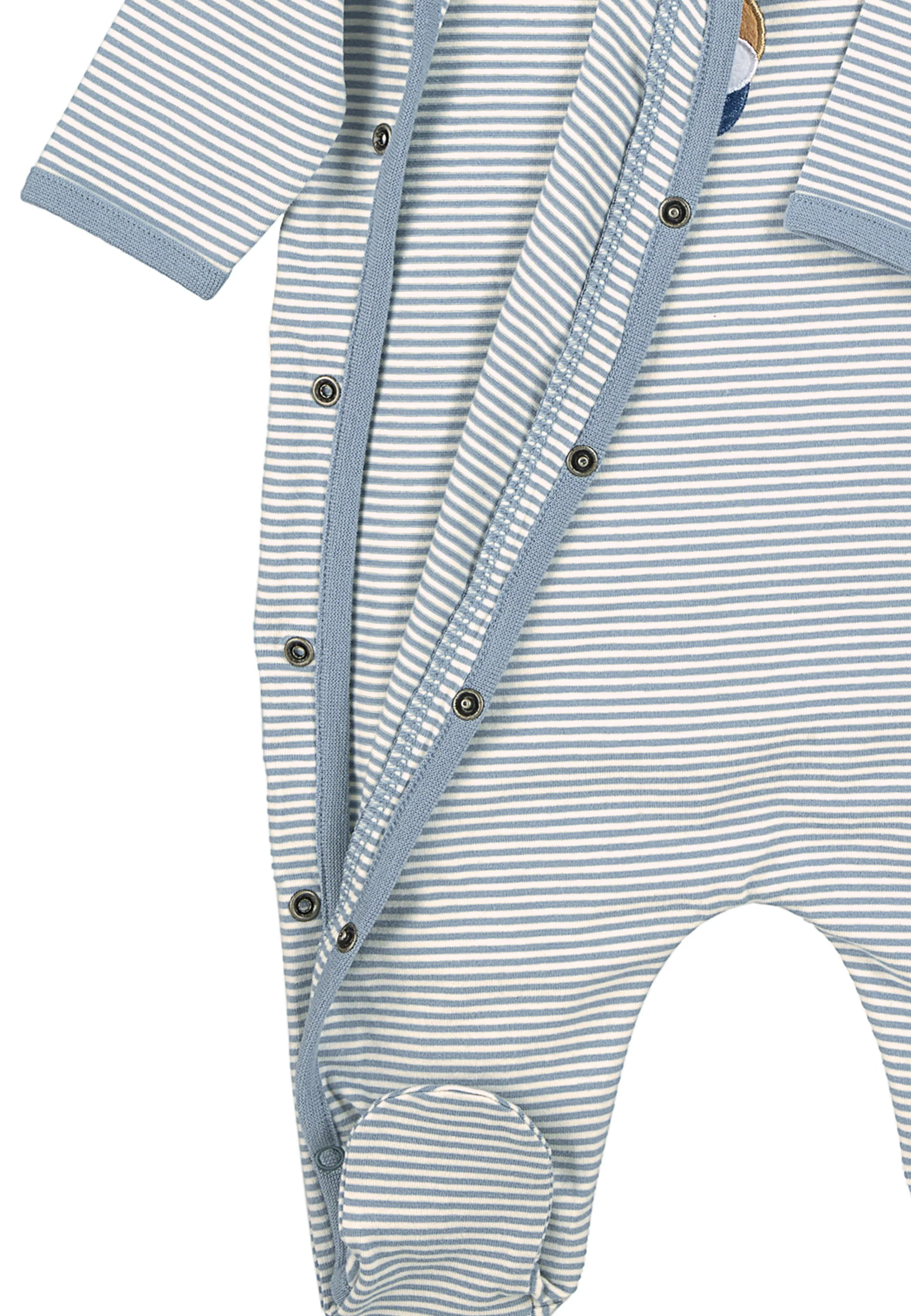 GOTS Strampler-Einteiler Esel Emmi, Single Jersey