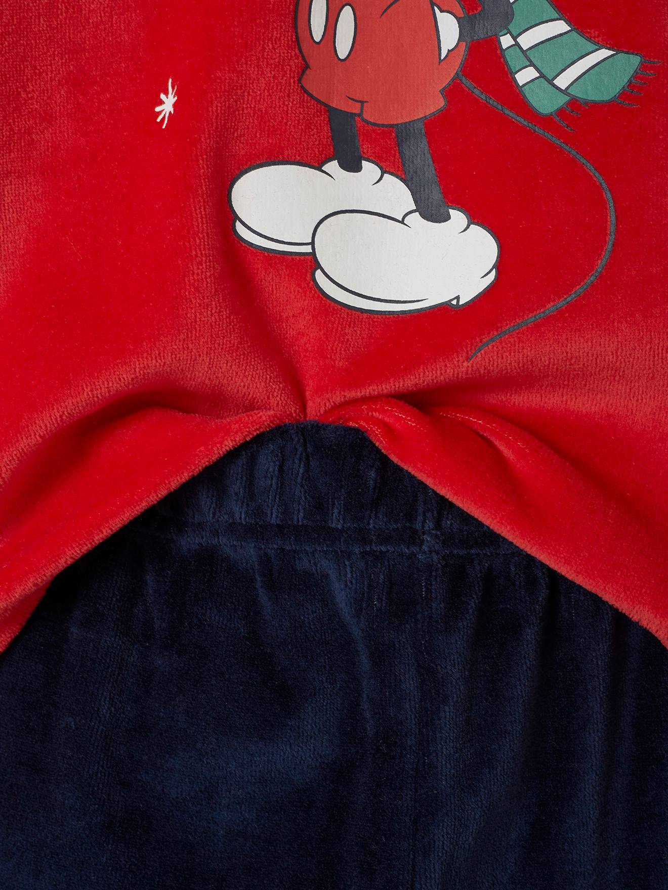 Mickey Weihnachtlicher Kinder Schlafanzug Disney MICKY MAUS - rot