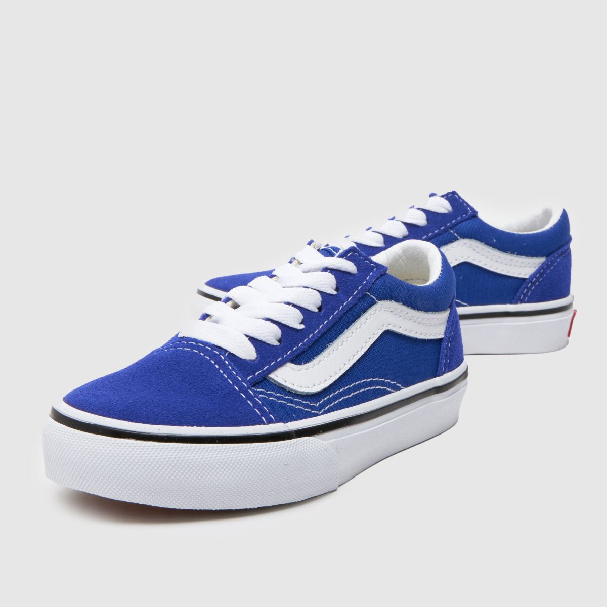 Vans blå Old Skool pojkar junior träningsskor