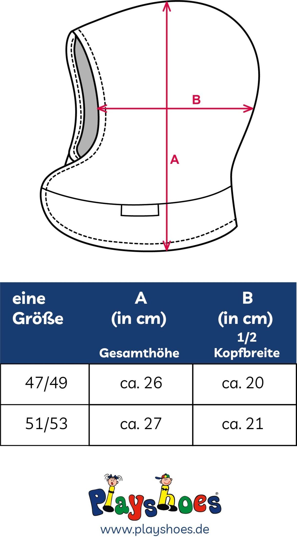 Playshoes Schlupfmütze Fleece-Schalmütze mit Klettverschluß