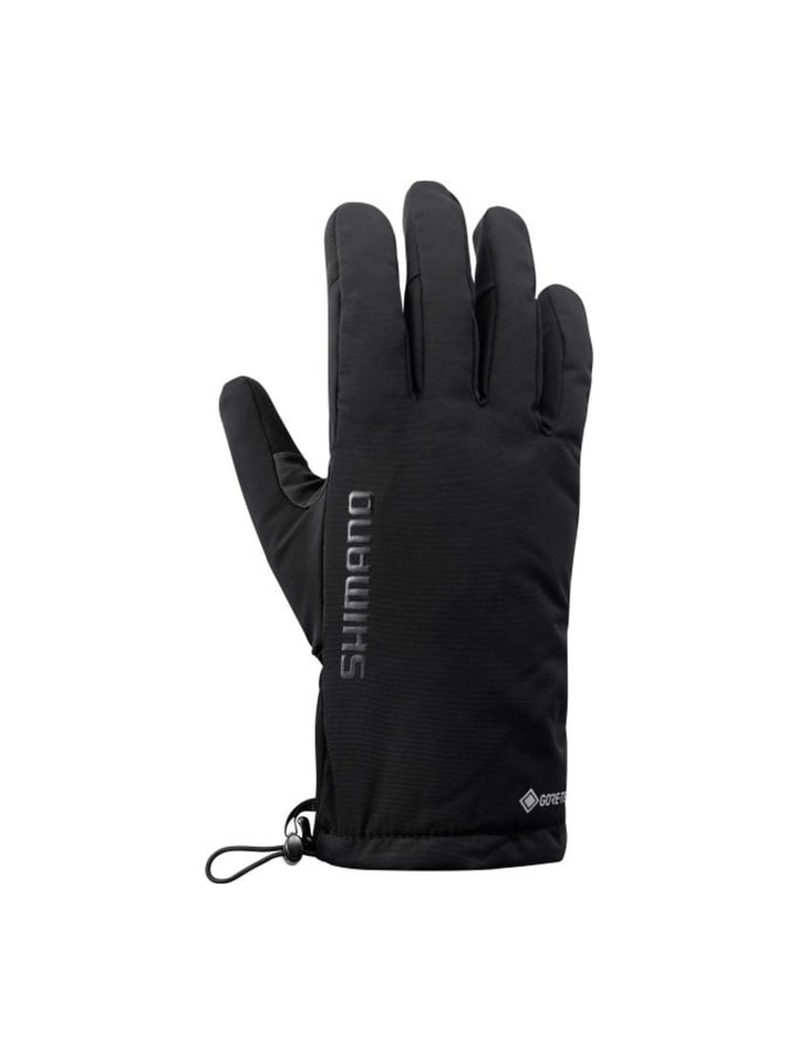 SHIMANO Fahrrad-Handschuhe  GORE-TEX GRIP PRIMALOFT in Schwarz günstig kaufen