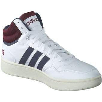 adidas Hoops 3.0 Mid Sneaker in weiß