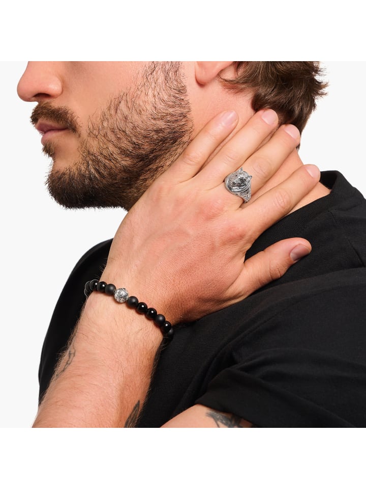 Thomas Sabo Ring in silber, weiß, schwarz günstig kaufen