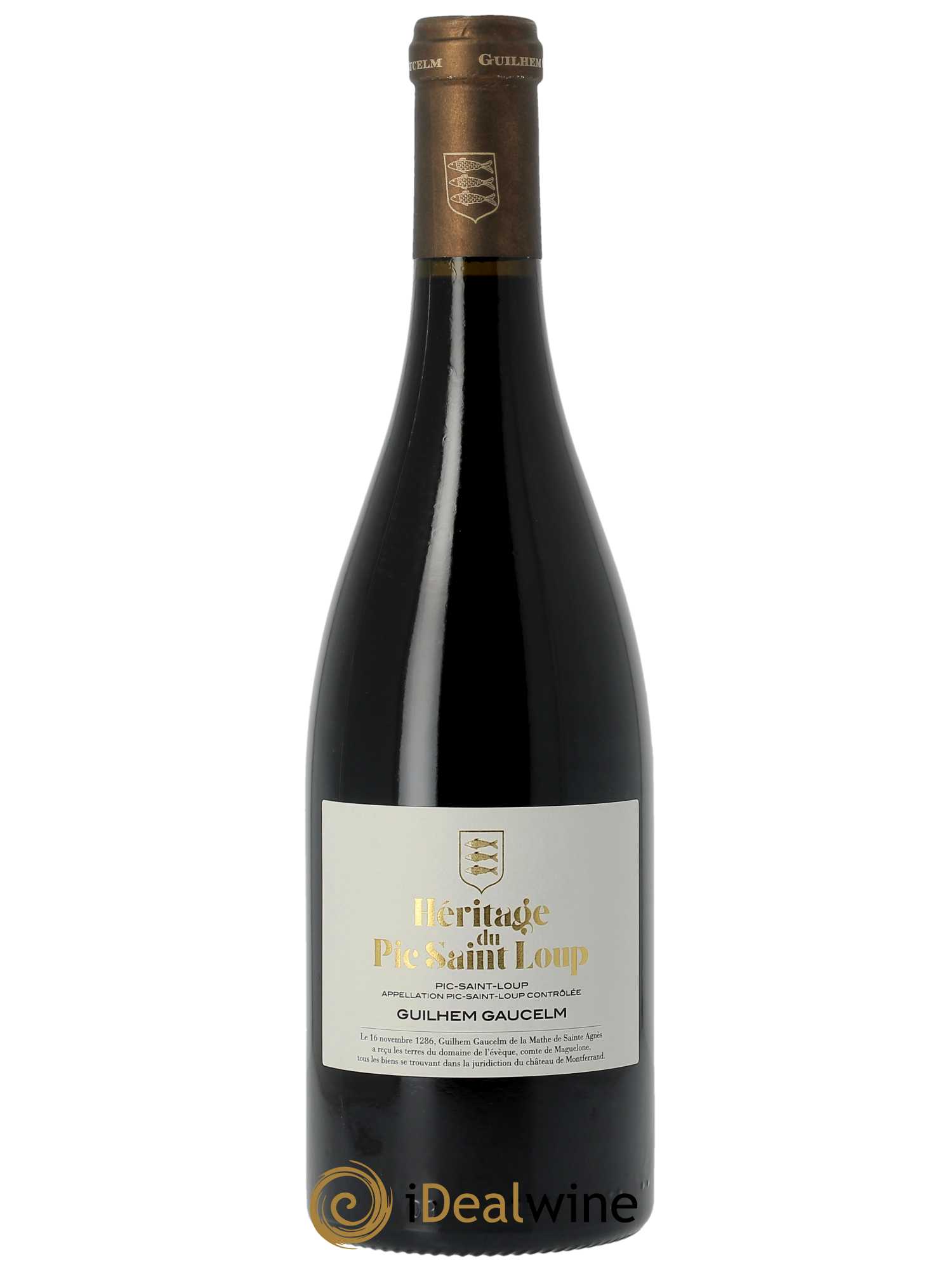 Pic Saint-Loup Héritage du Pic Saint-Loup (anciennement Ermitage) Guilhem Gaucelm  2020 - Lot de 1 Bouteille