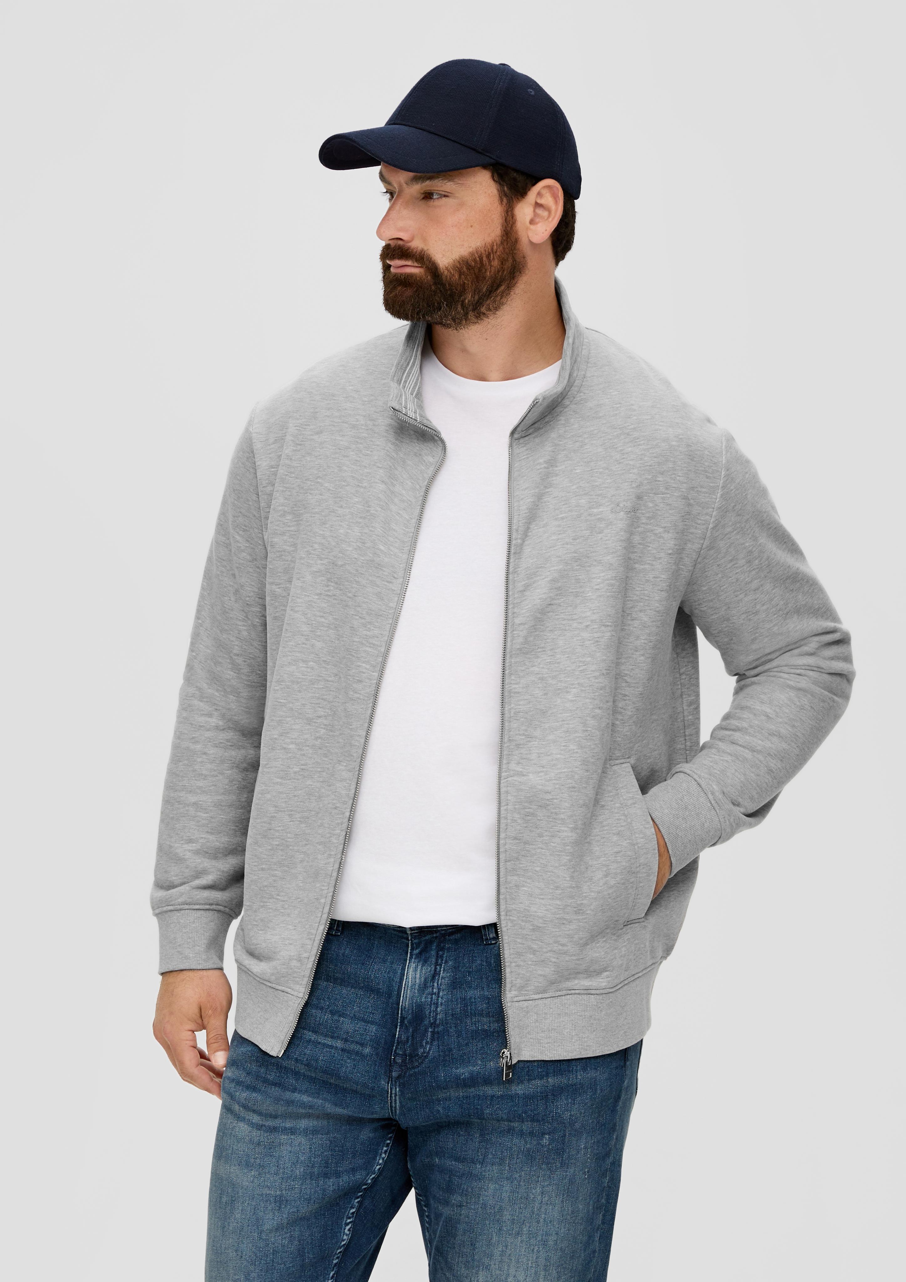 Sweatjacke mit Stehkragen  2139717-9400