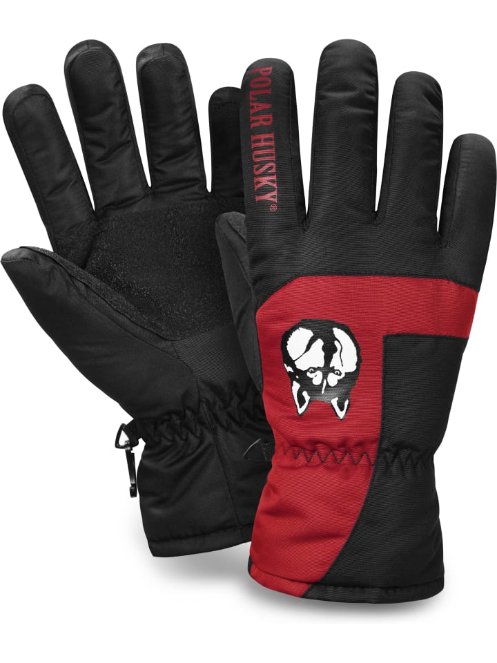 Polar Husky Winterhandschuhe Jannu in Rot günstig kaufen