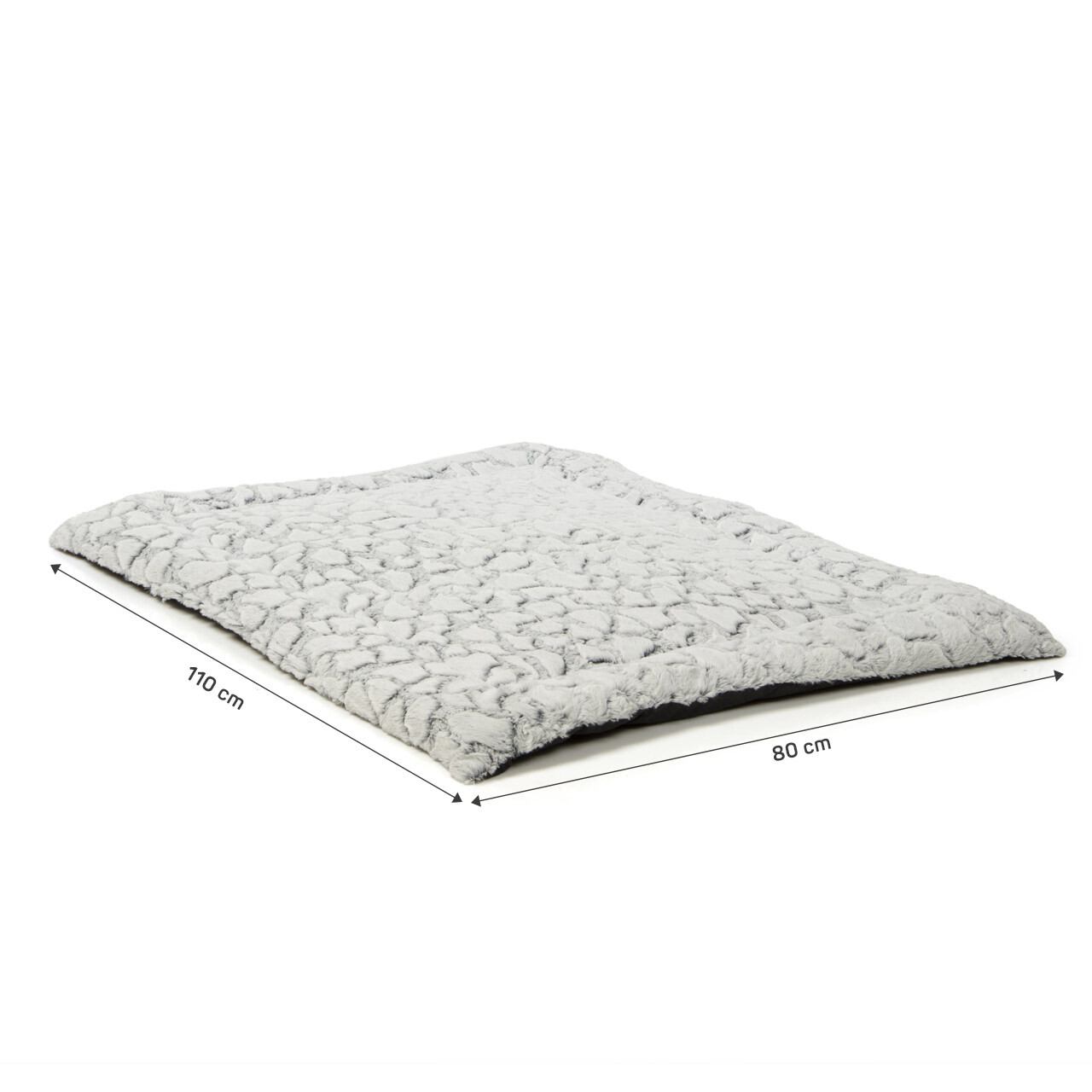 Wallace & Jones Hundebetten Wallace & Jones gepolsterte Plüsch Wendedecke Snow XL