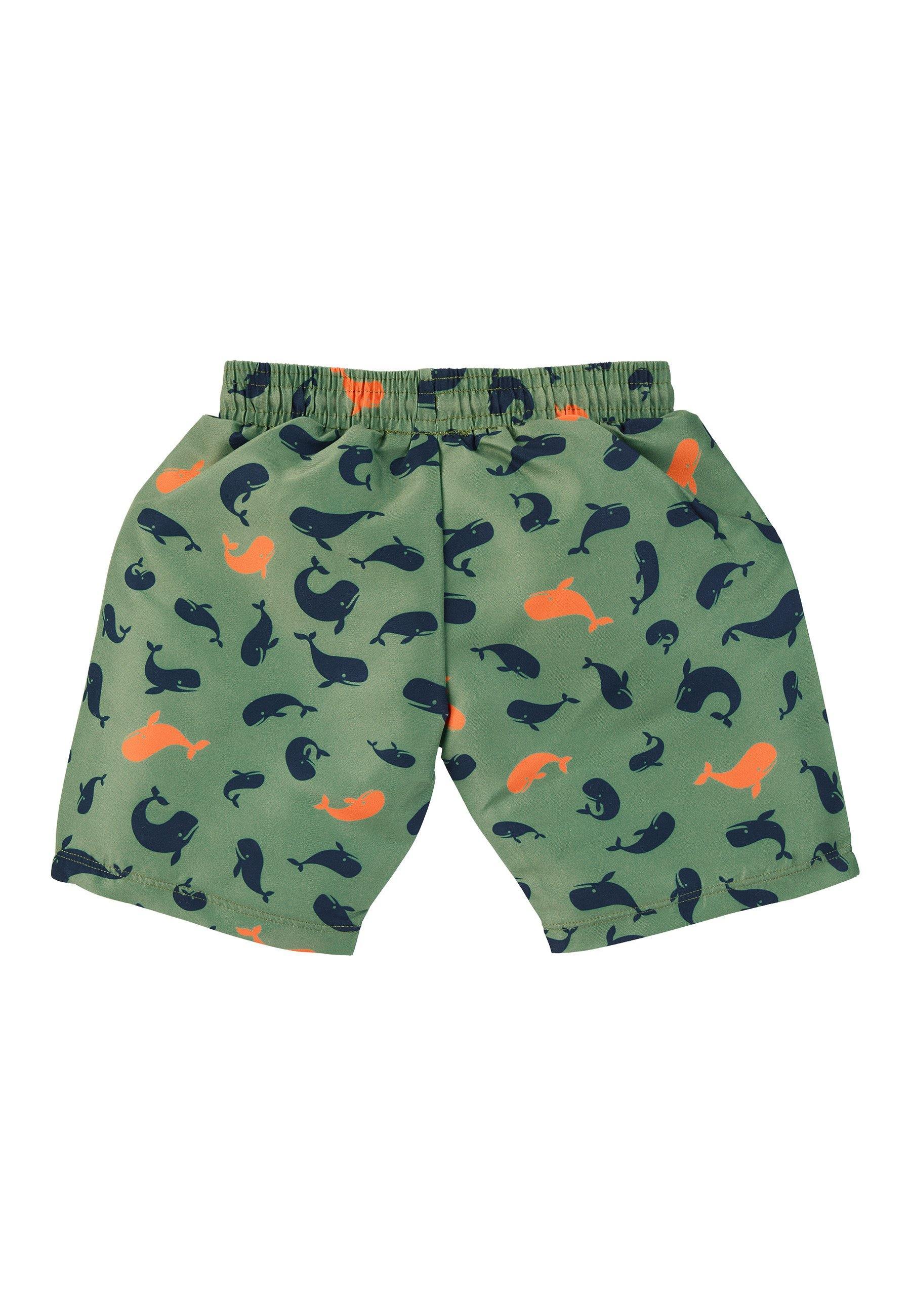 Badeshorts mit Windeleinsatz bis Gr. 86/92 in Grün