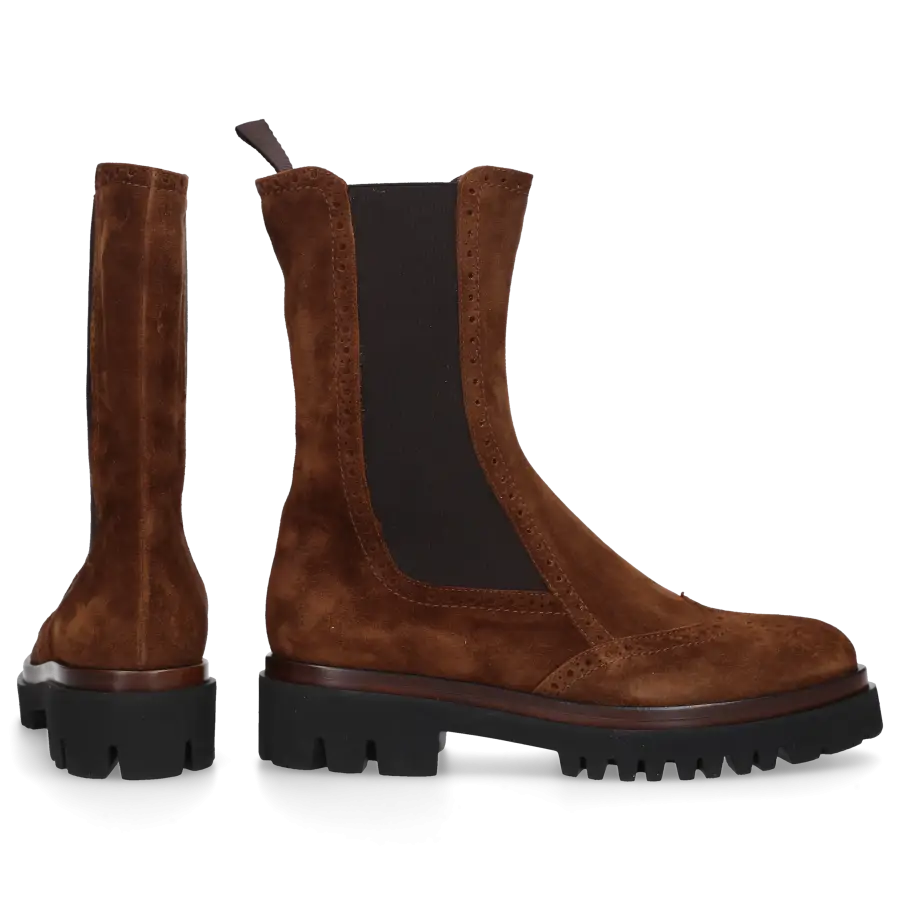 Truman's - Chelsea Boots 9299 Veloursleder - braun