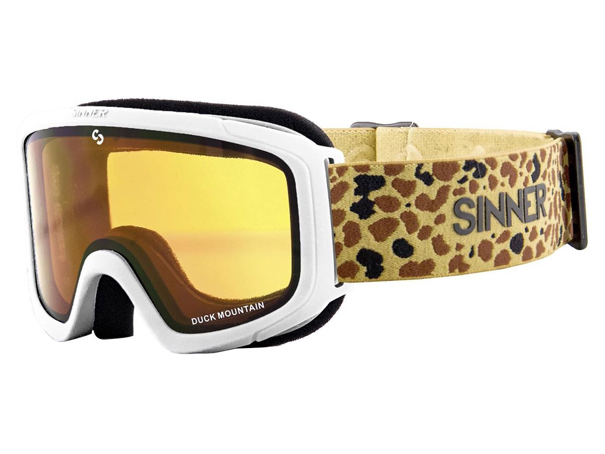 Sinner Duck Mountain White Gold Kinder Skibrille