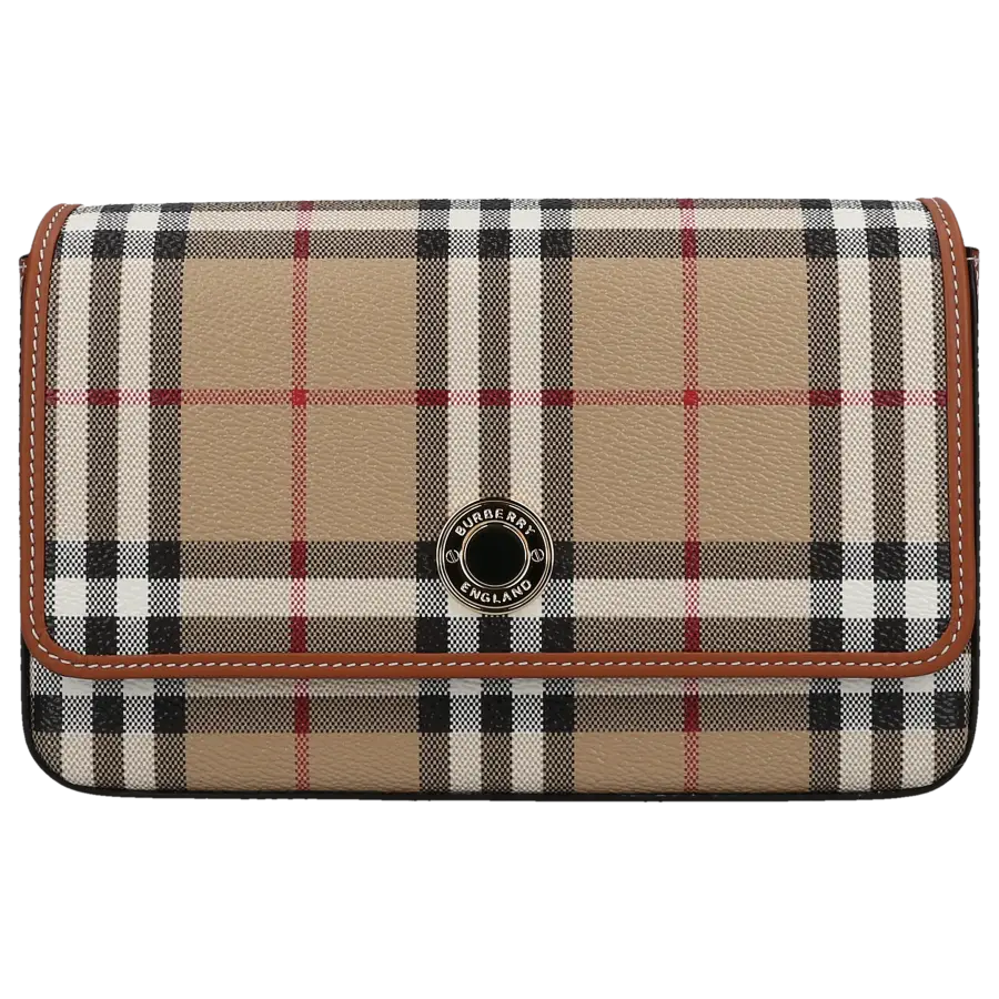 Burberry - Handtasche HEMISPHERE Canvas - beige