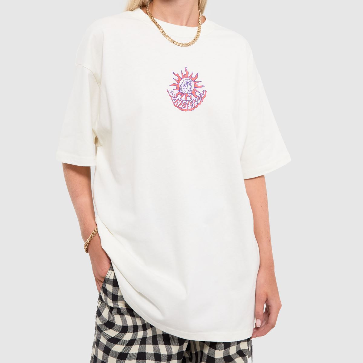 Santa Cruz – Knibbs – Vit t-shirt med tryck