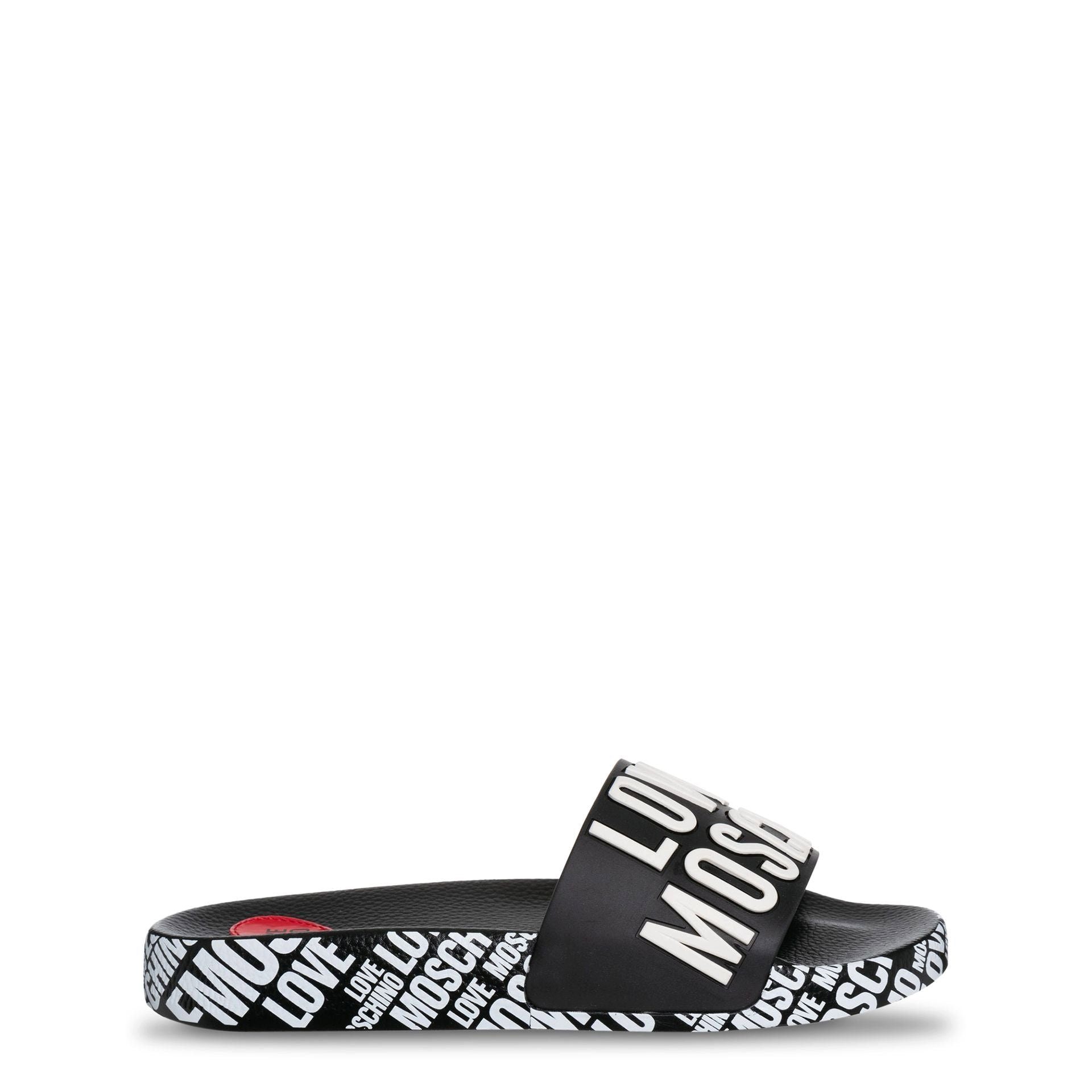 LOVE MOSCHINO Love Moschino Flip Flops, Sommerliche Must-haves, Schwarz Badesandale Der Hingucker am Strand