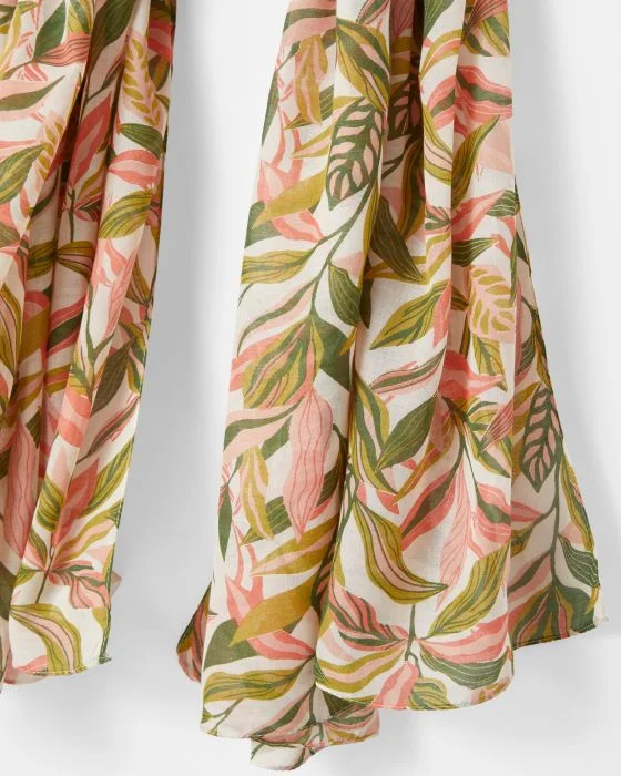 Foulard voile imprimé