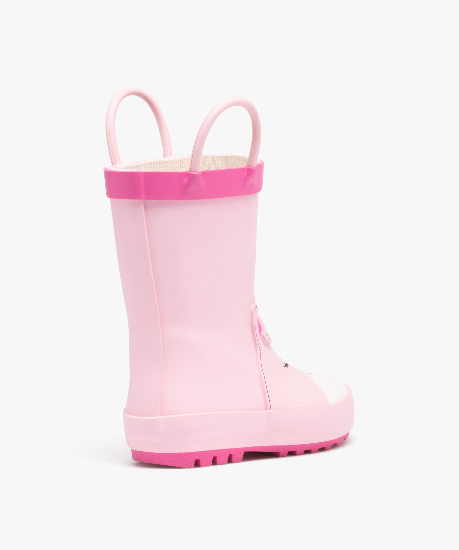 Bottes de pluie bébé fille à anses motif licorne rose | GEMO