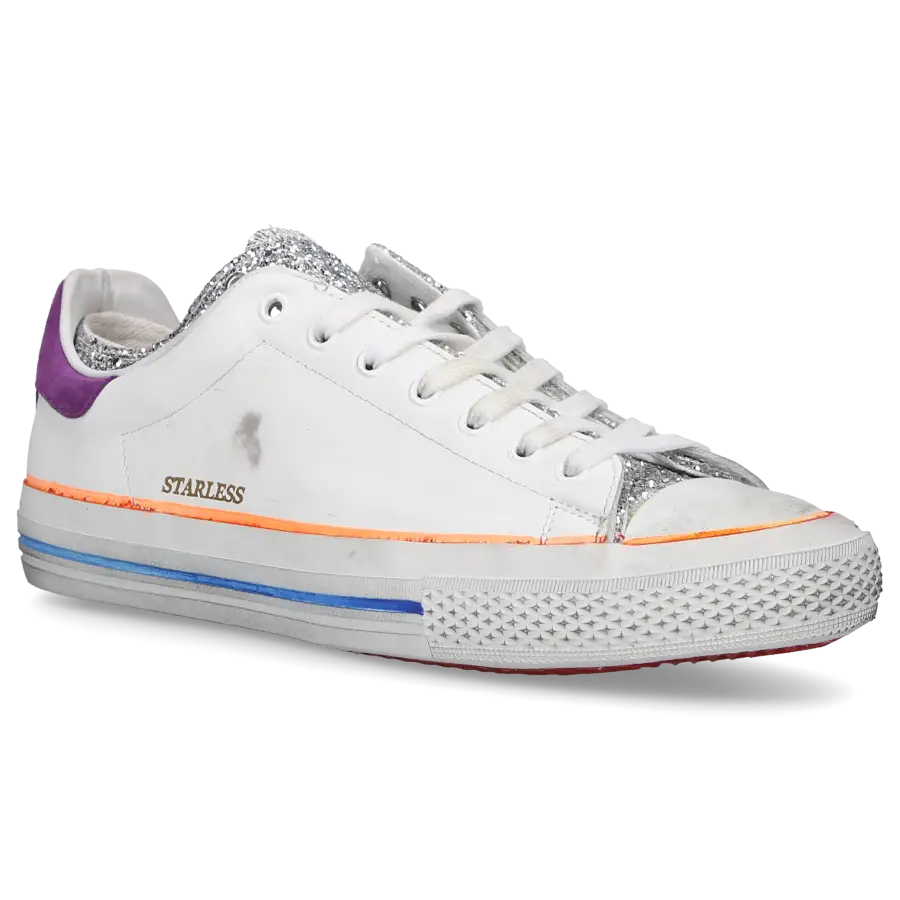 Hidnander - Sneaker low STARLESS Kalbsleder - weiß