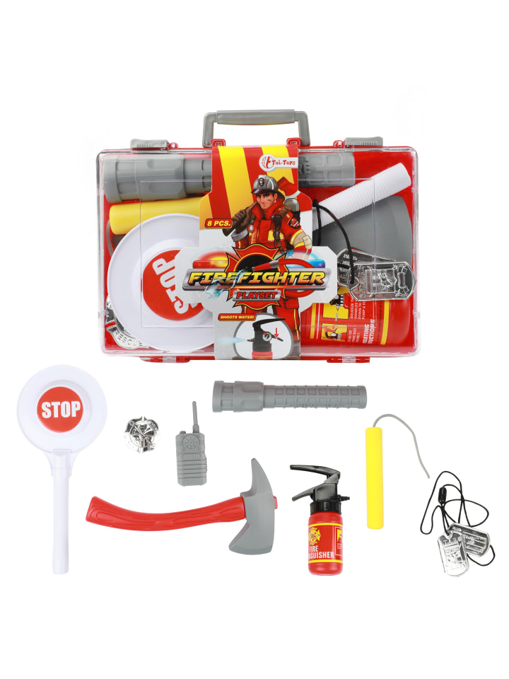 Toi-Toys Toi-Toys - FIRE FIGHTER großes Feuerwehr Set (8-telig) in mehrfarbig günstig kaufen onesize