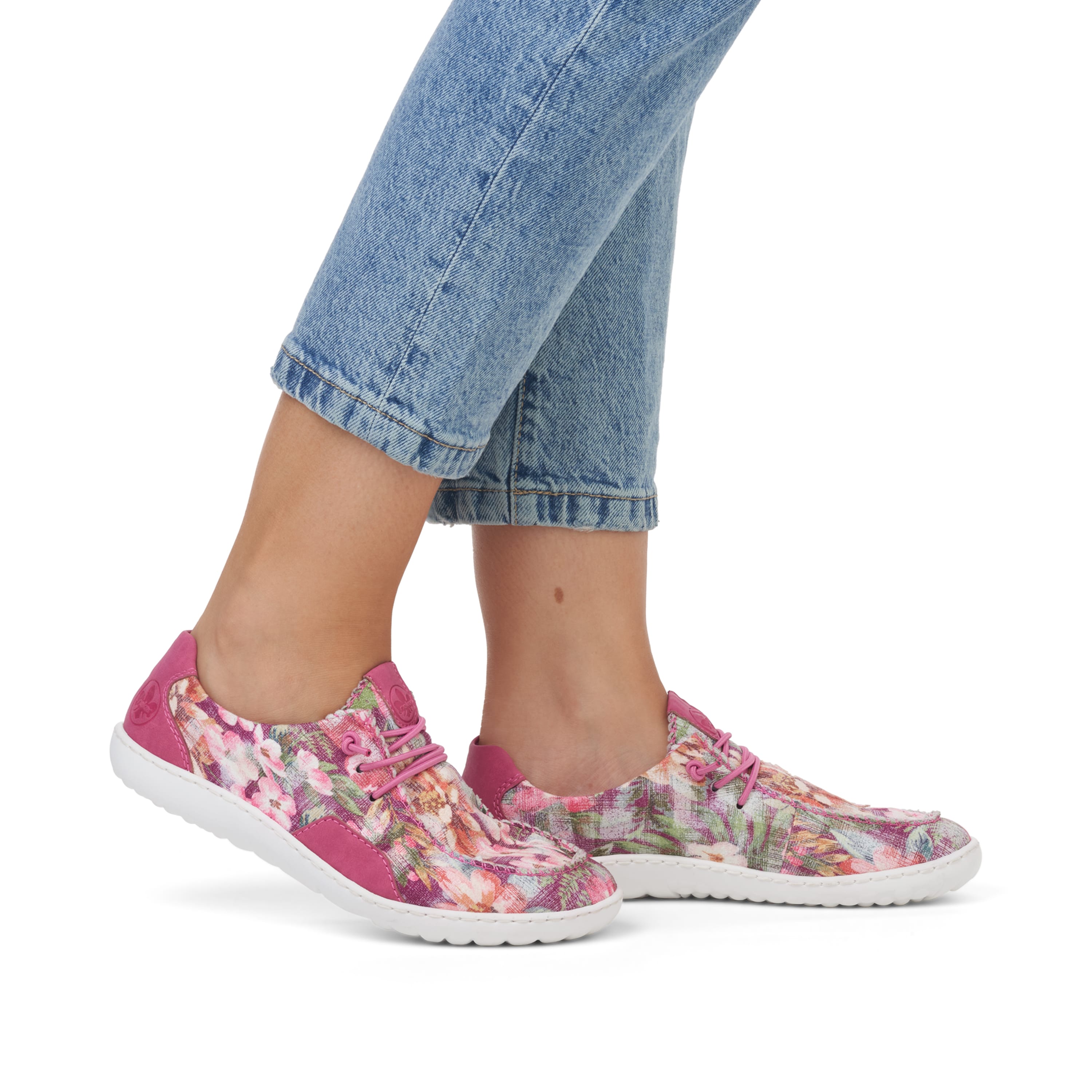 Rieker Damen Slipper magenta-multi